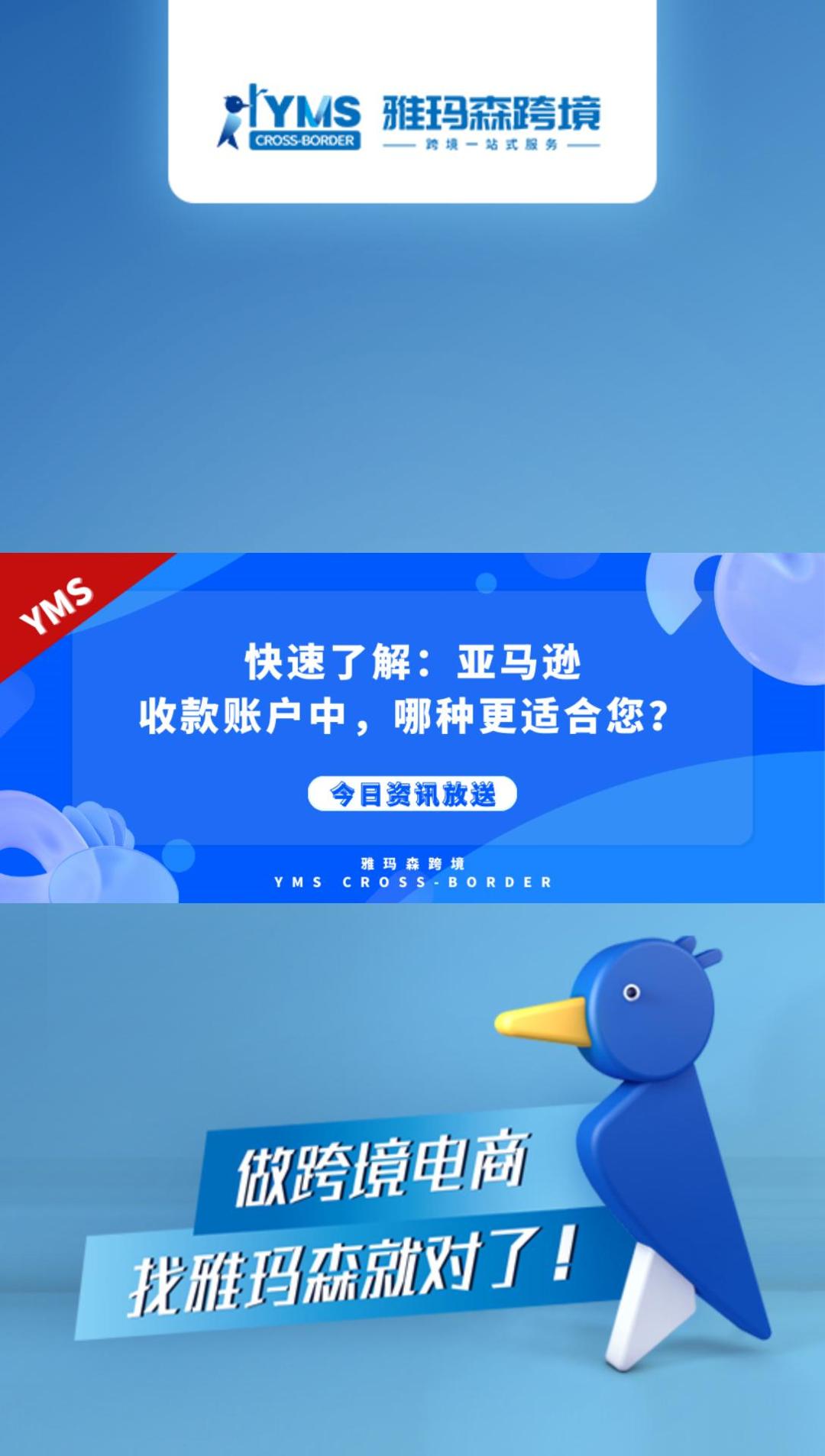 快速了解：亚马逊收款账户中，哪种更适合您？