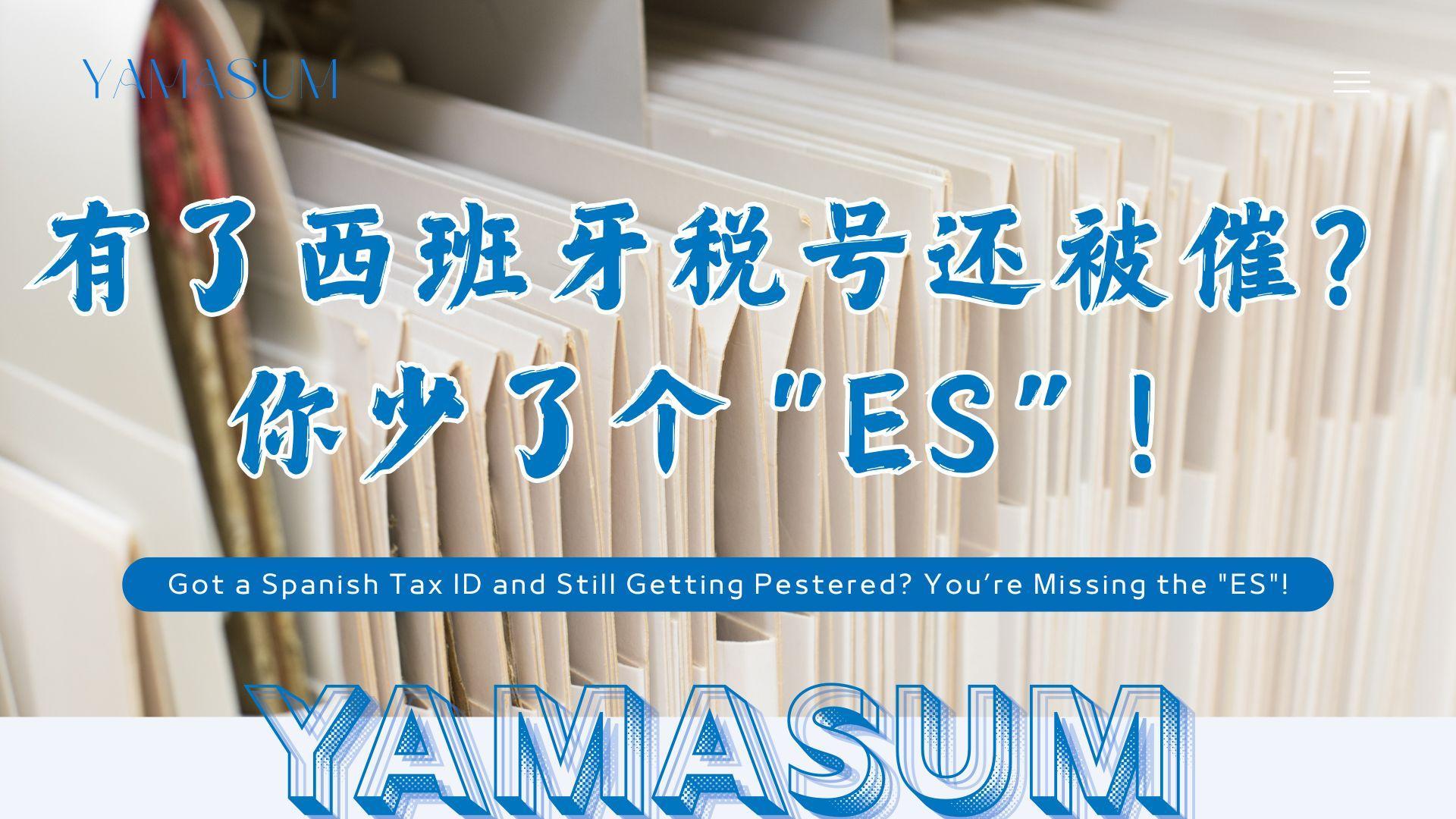 有了西班牙税号还被催？你少了个&ldquo;ES&rdquo;！